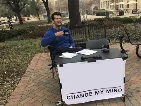 Change My Mind meme about UKLASH