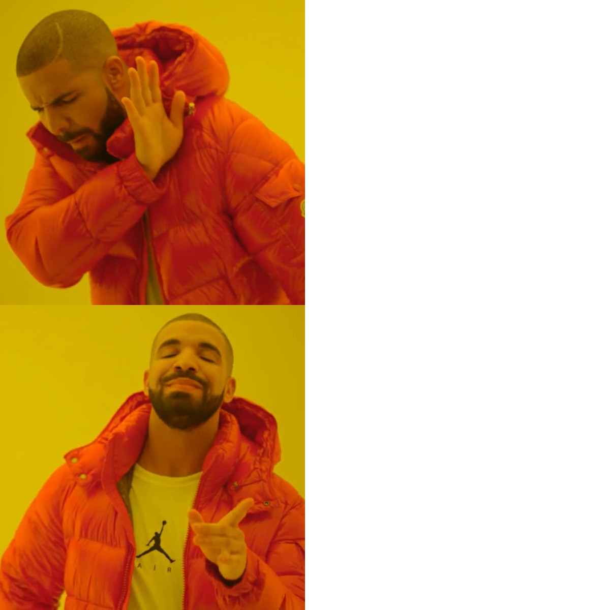 Drake Hotline Bling meme about UKLASH